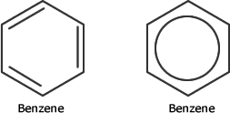 two representations of benzene  rings
