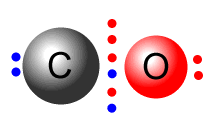 Lewis structure of the carbonyl ligand