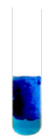 copper(II) hydroxide precipitate